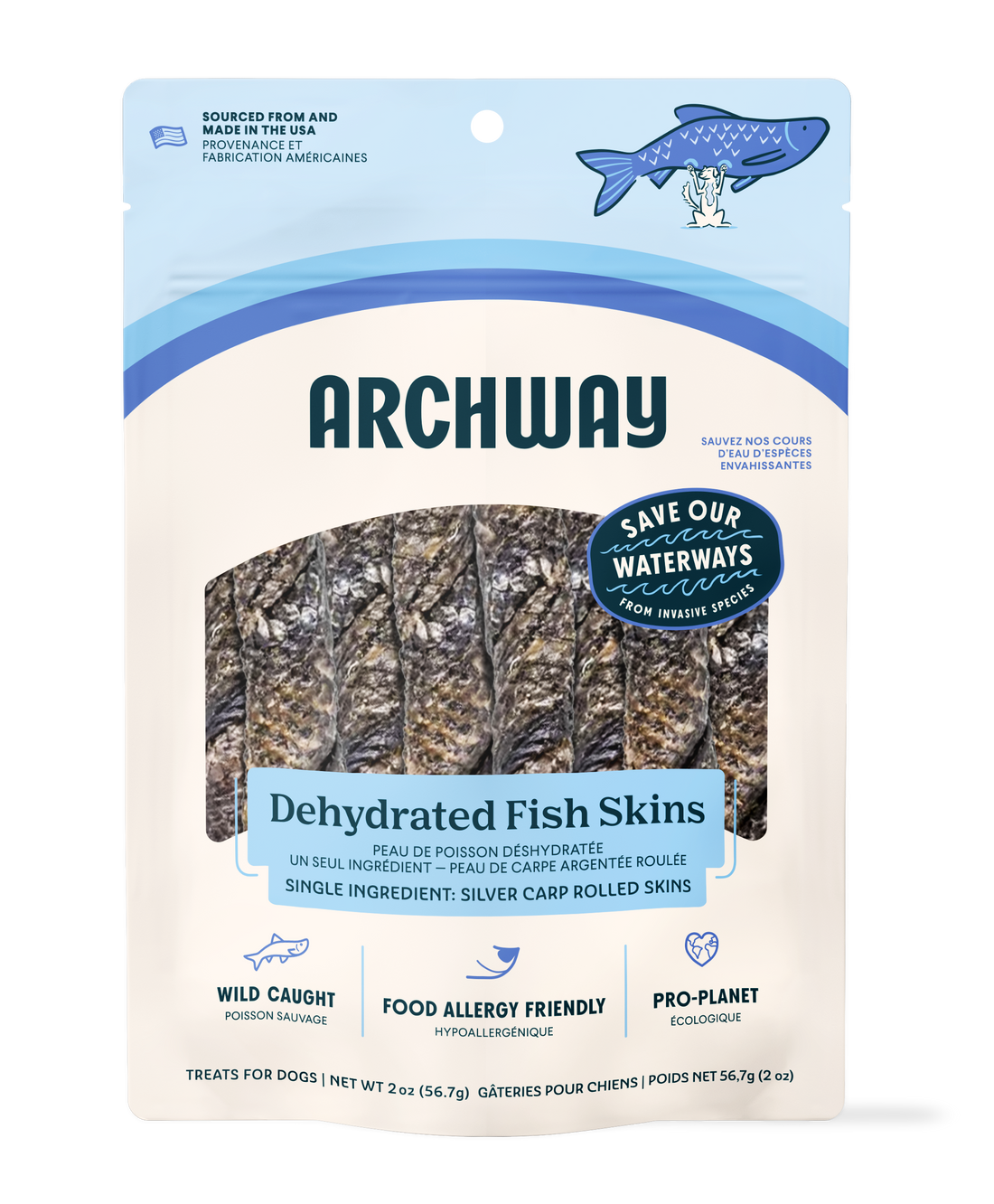 Dehydrated Fish Skin Rolls