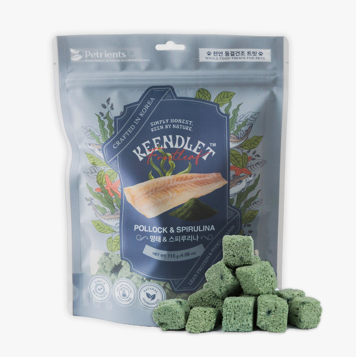Pollock & Spirulina Freeze Dried Treats