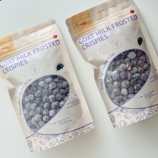 Blueberry Goat Milk Frosted Crispies