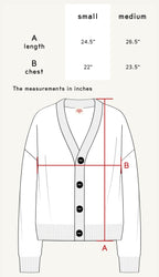 Red Hearts (Hug Me) Cardigan