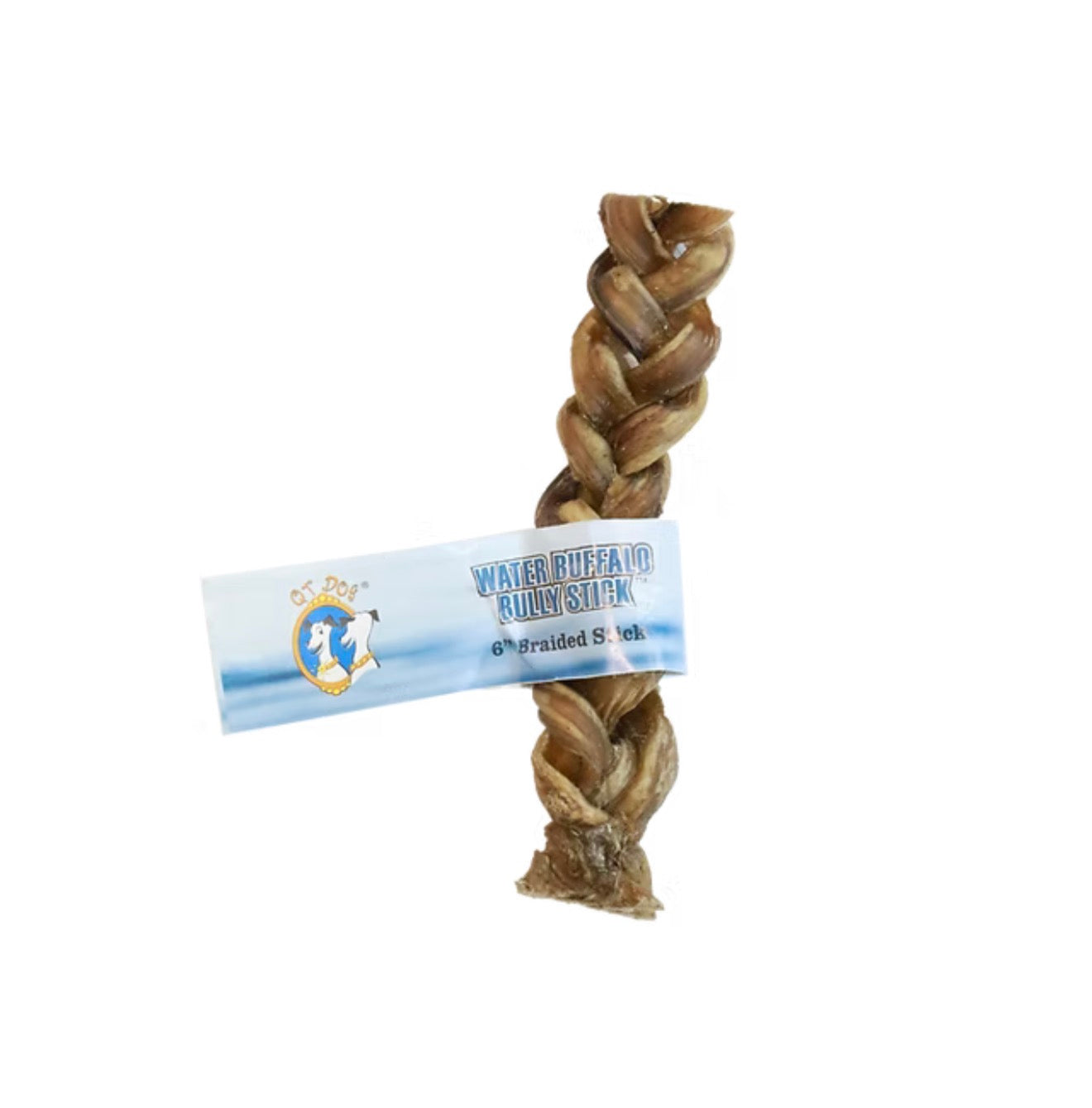 Braided Water Buffalo Bully Stick
