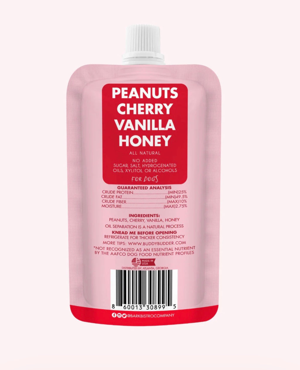 Cherry Pie Buddy Budder Squeeze Pouch