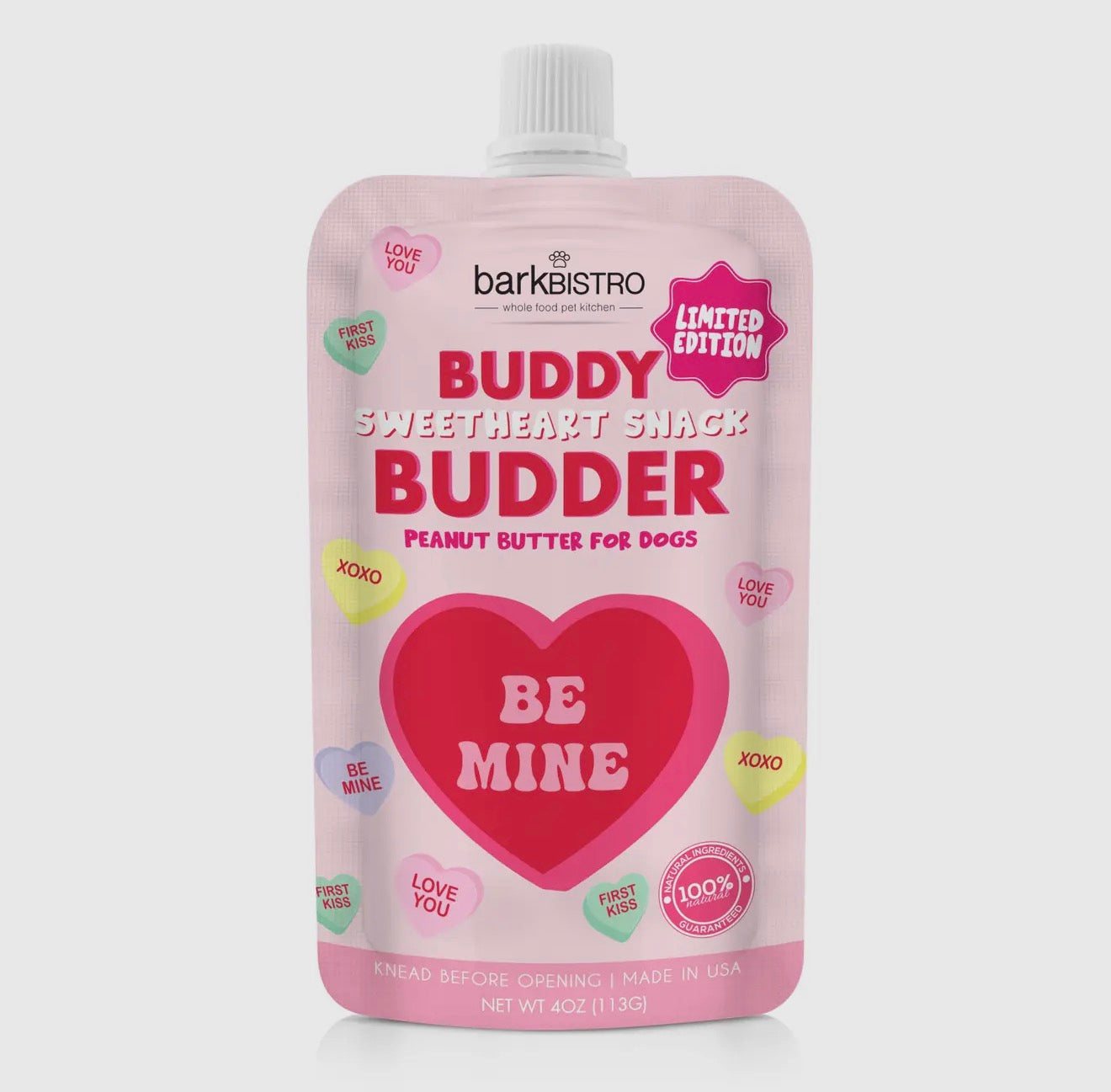 Sweetheart Snack Buddy Budder Squeeze Pouch