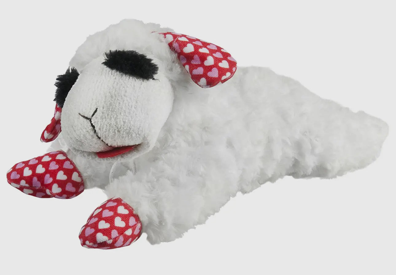 Red Hearts Lamb Chop Plush