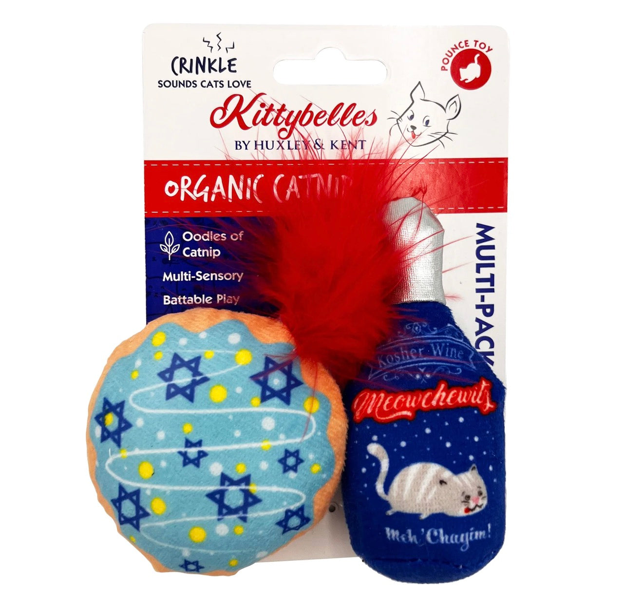 Jelly Donut & Moewchewits 2 Pack Cat Toys