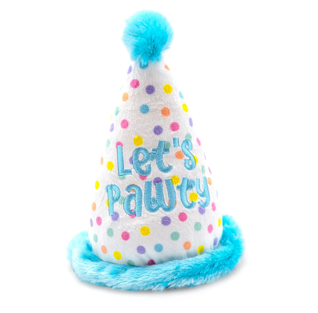 Let’s Pawty Birthday Hat Plush
