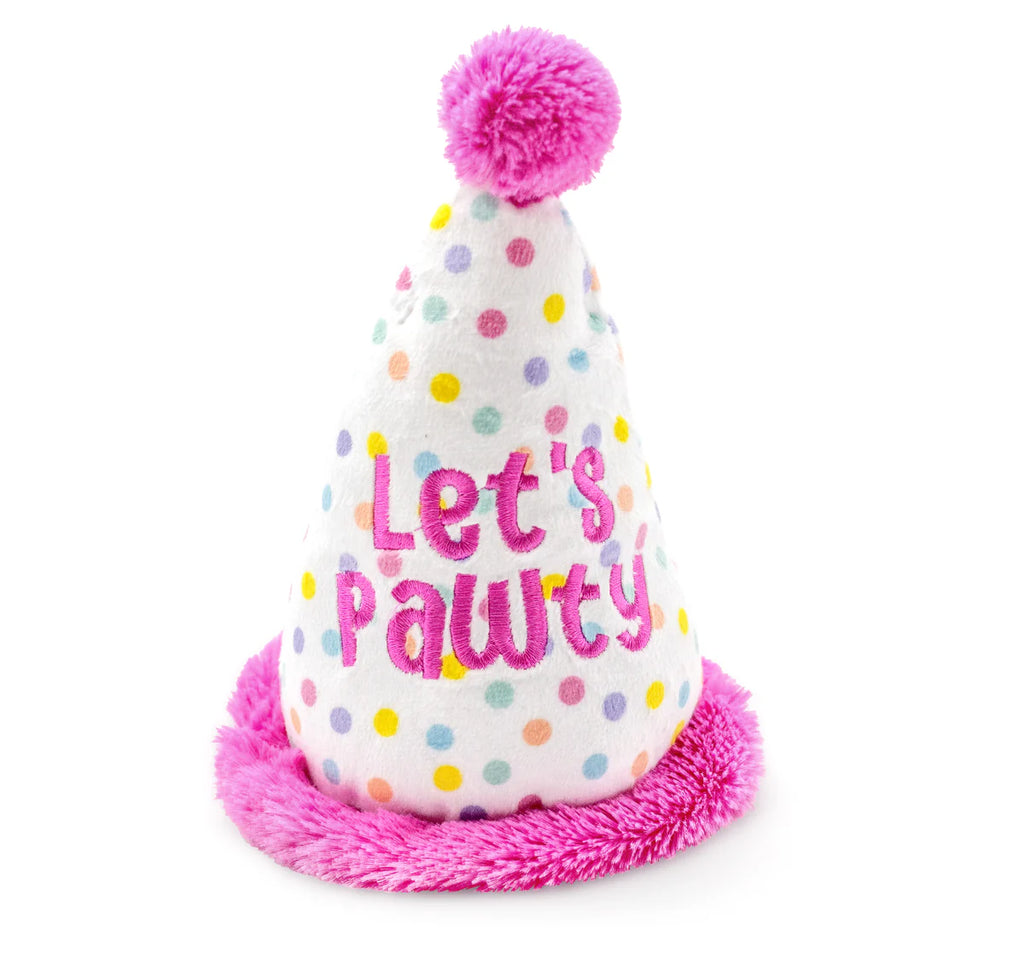 Let’s Pawty Birthday Hat Plush
