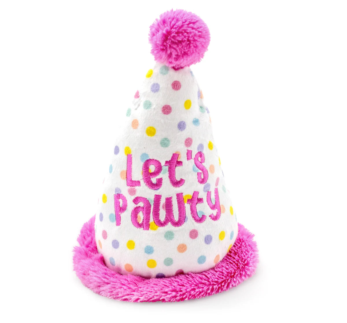 Let’s Pawty Birthday Hat Plush