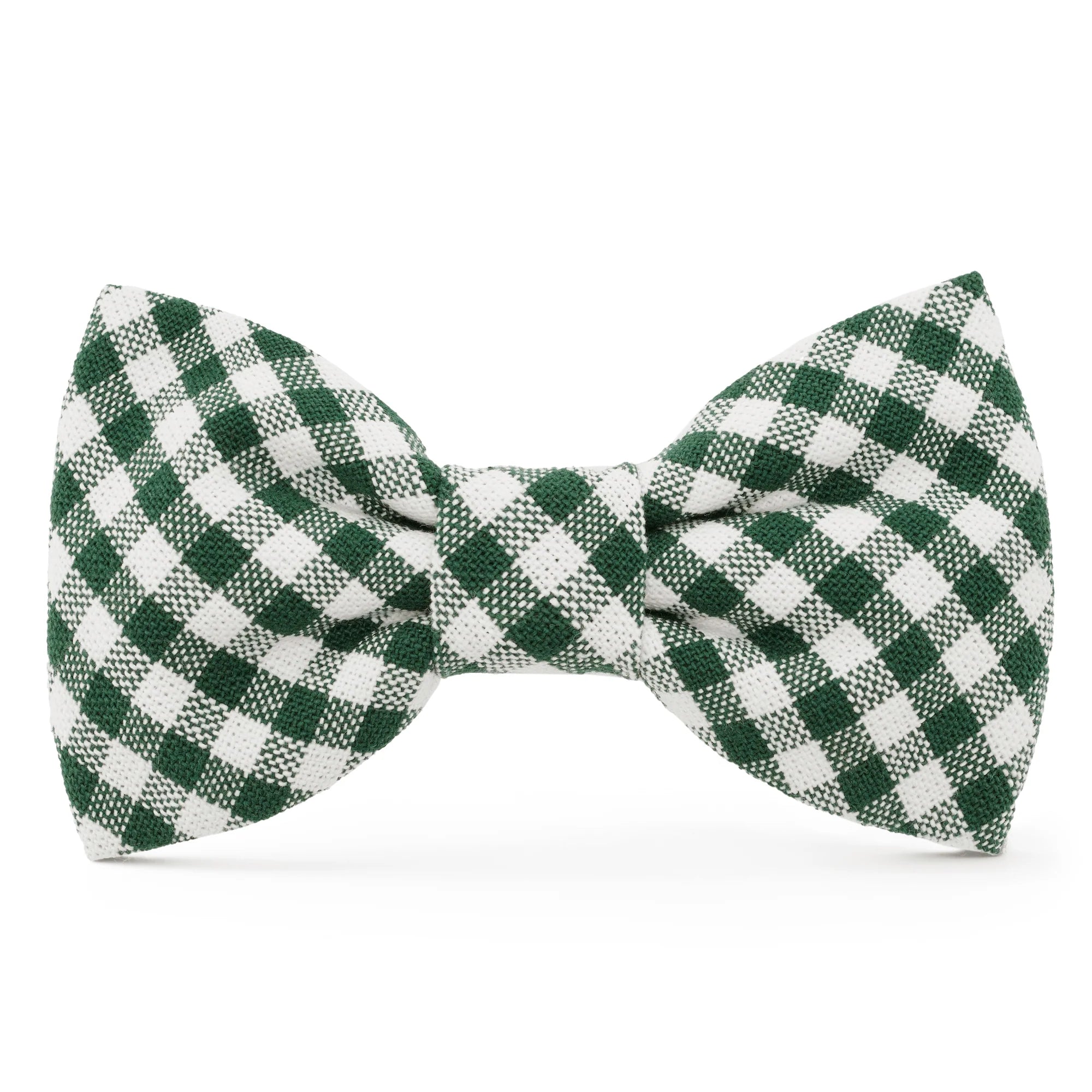 Evergreen Gingham Bow Tie