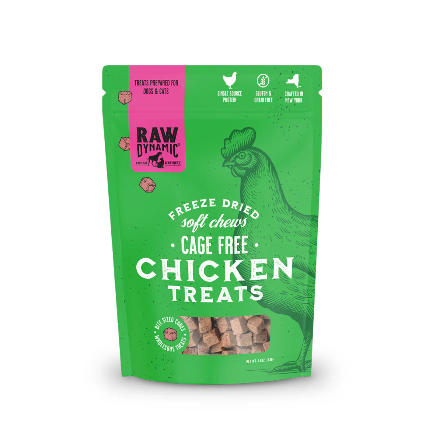 Freeze Dried Chicken Cubes