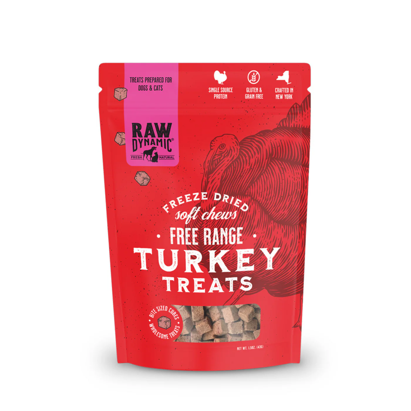 Freeze Dried Turkey Cubes
