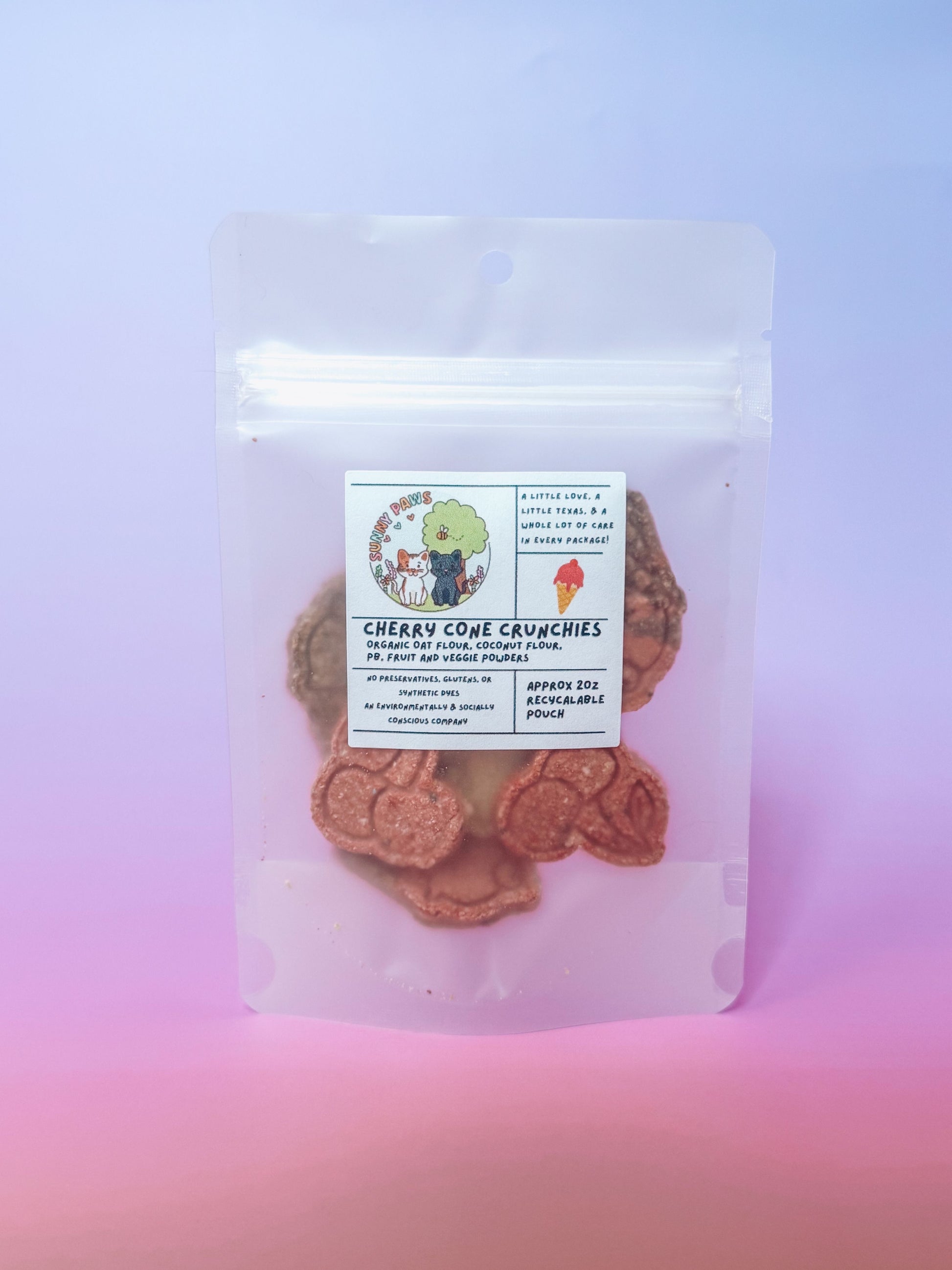 Cherry Cone Crunchies
