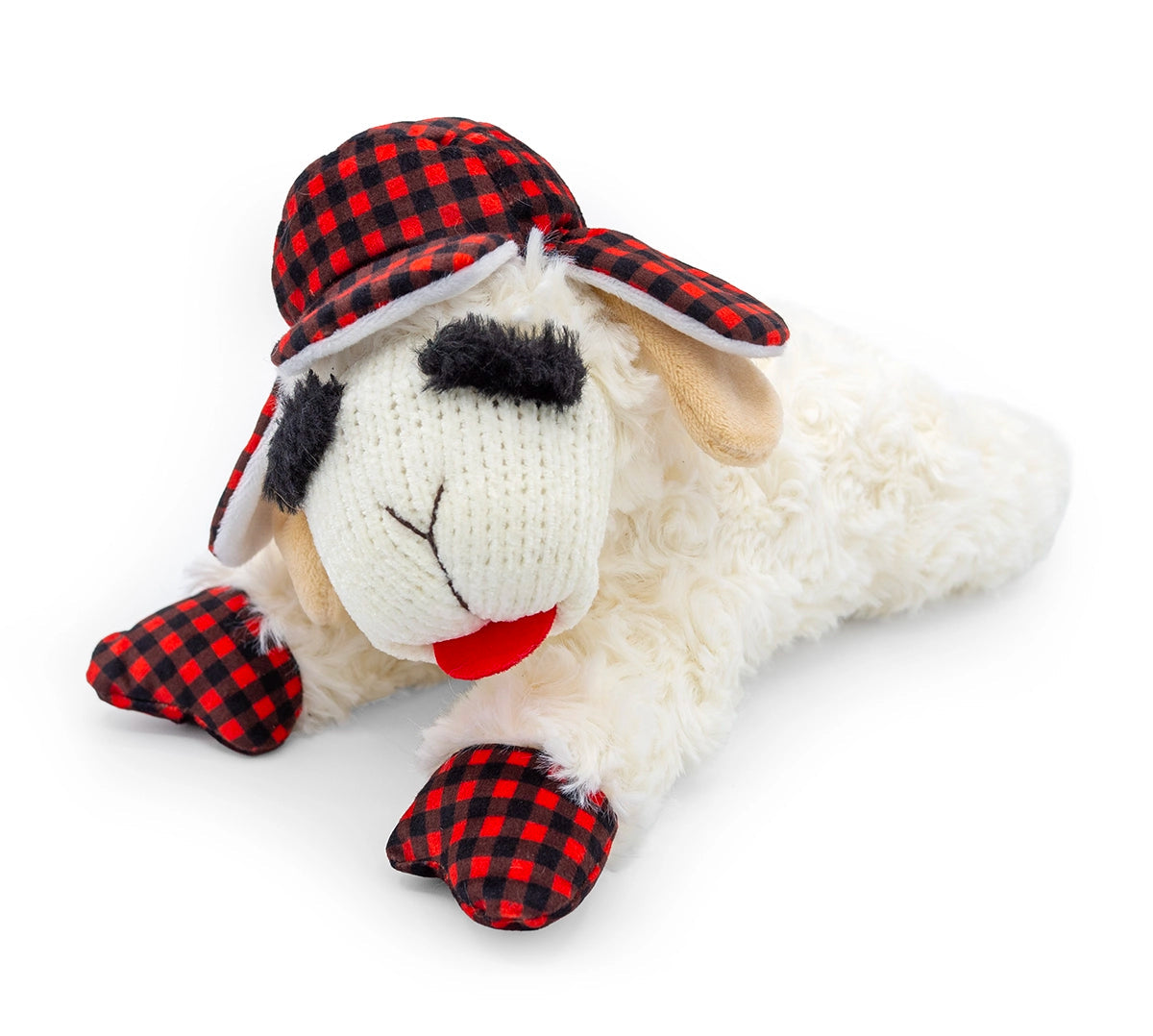 Buffalo Plaid Trapper Hat Lamb Chop Plush