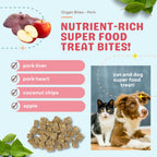 Pork + Apple Freeze Dried Organ Bites