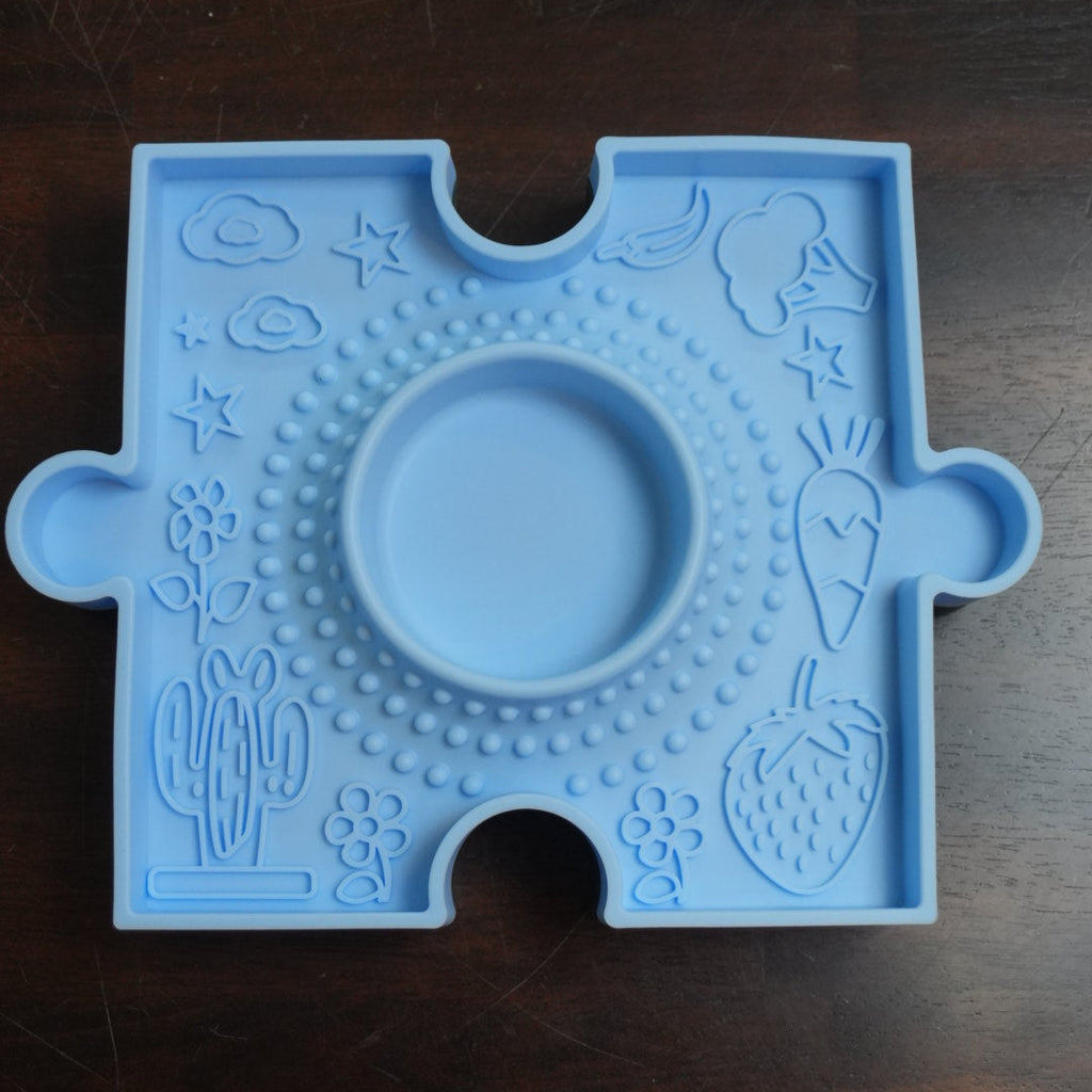 Harvest 2-in-1 Puzzle Piece Bowl + Lick Mat