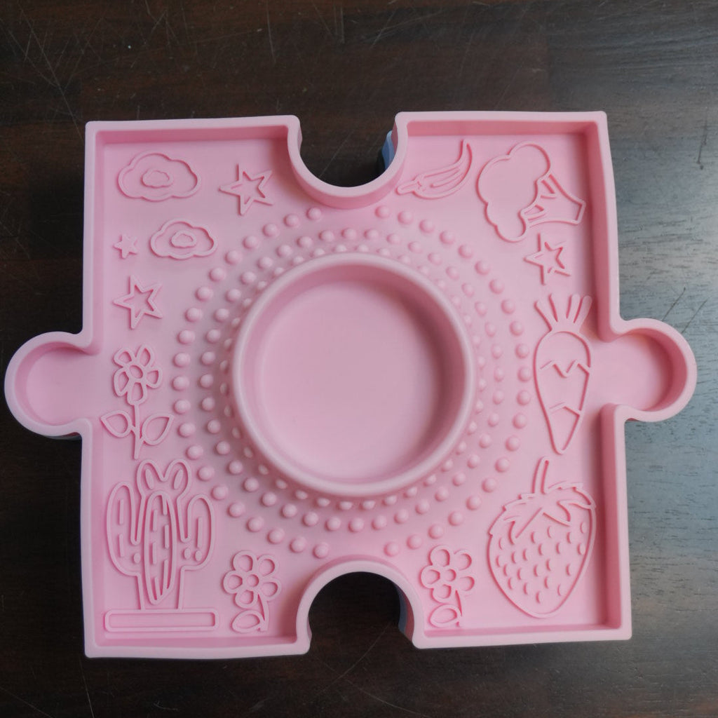 Harvest 2-in-1 Puzzle Piece Bowl + Lick Mat