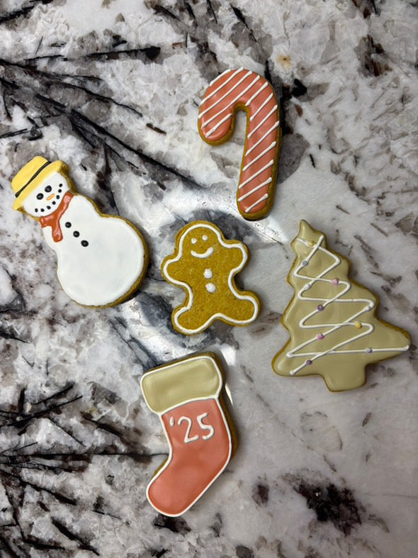 Big Sky Christmas Iced Cookie