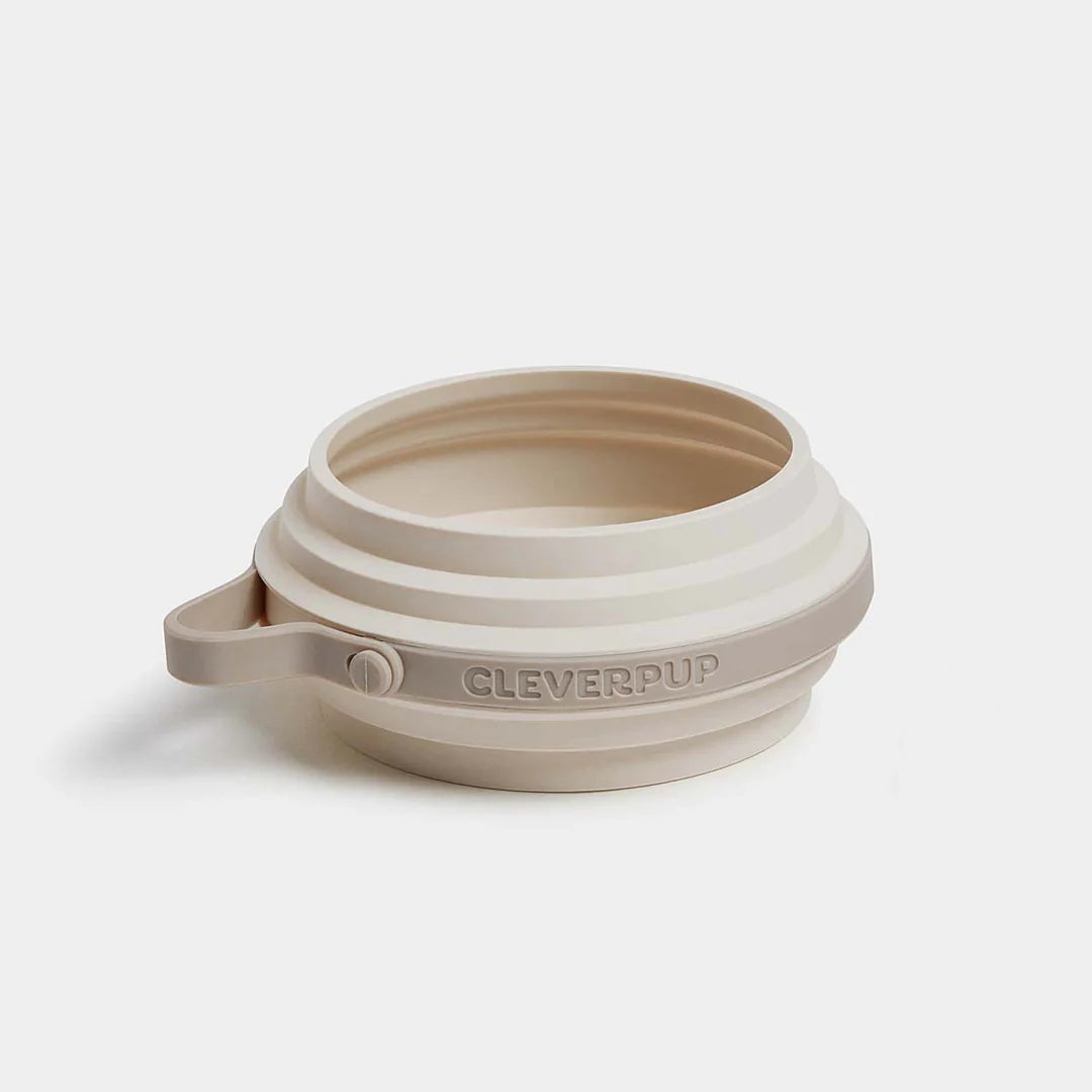 Sand Silicon Nomad Collapsible Bowl