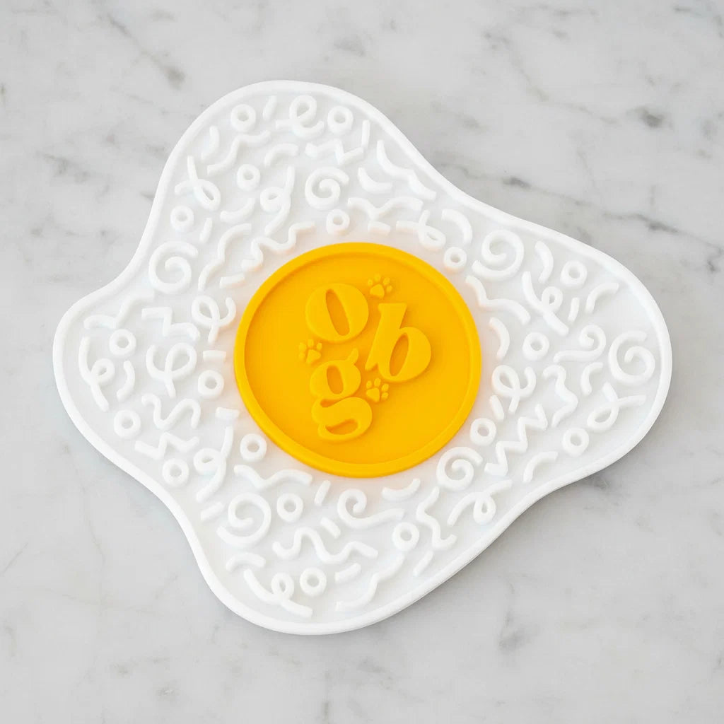 Sunny Side Up Egg Lick Mat