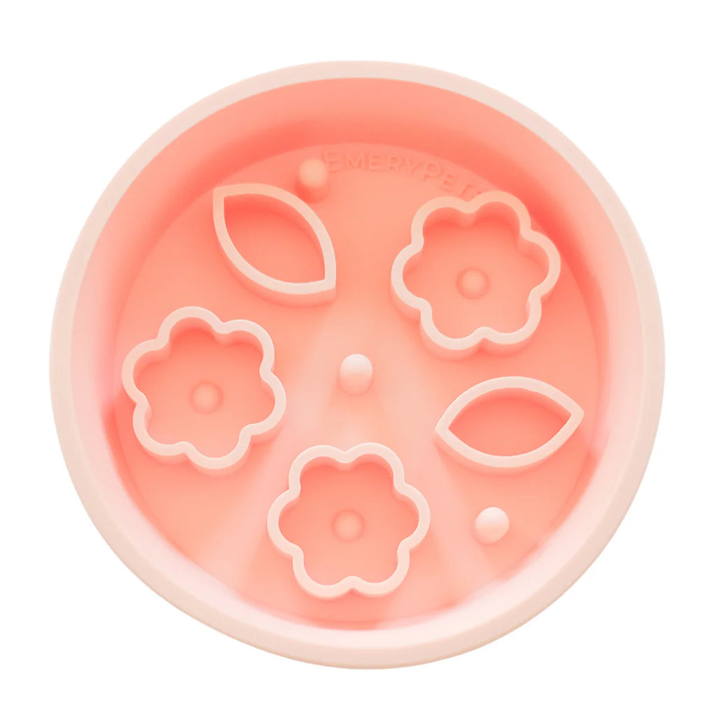 Flower + Leaf Slow Feeder Bowl