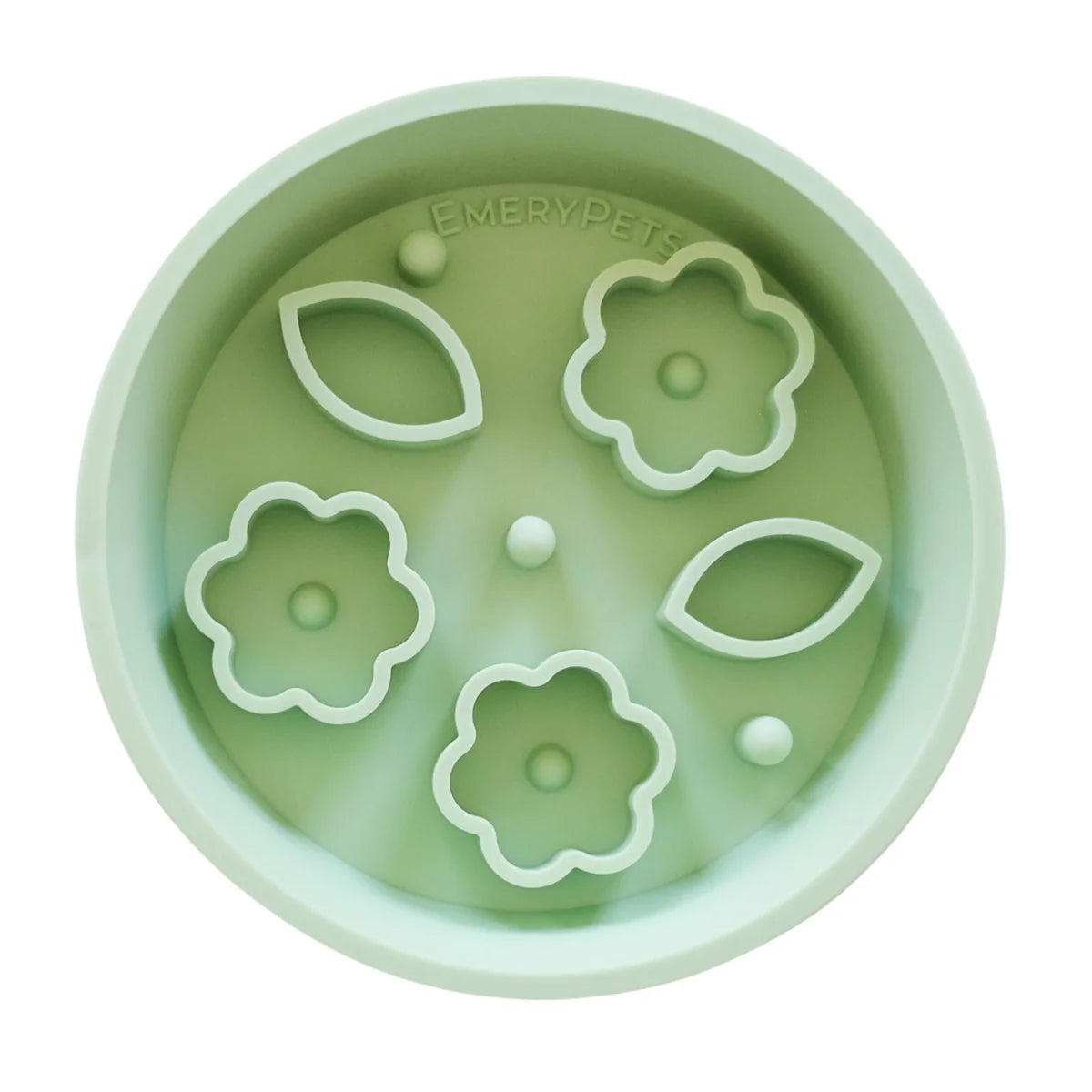 Flower + Leaf Slow Feeder Bowl