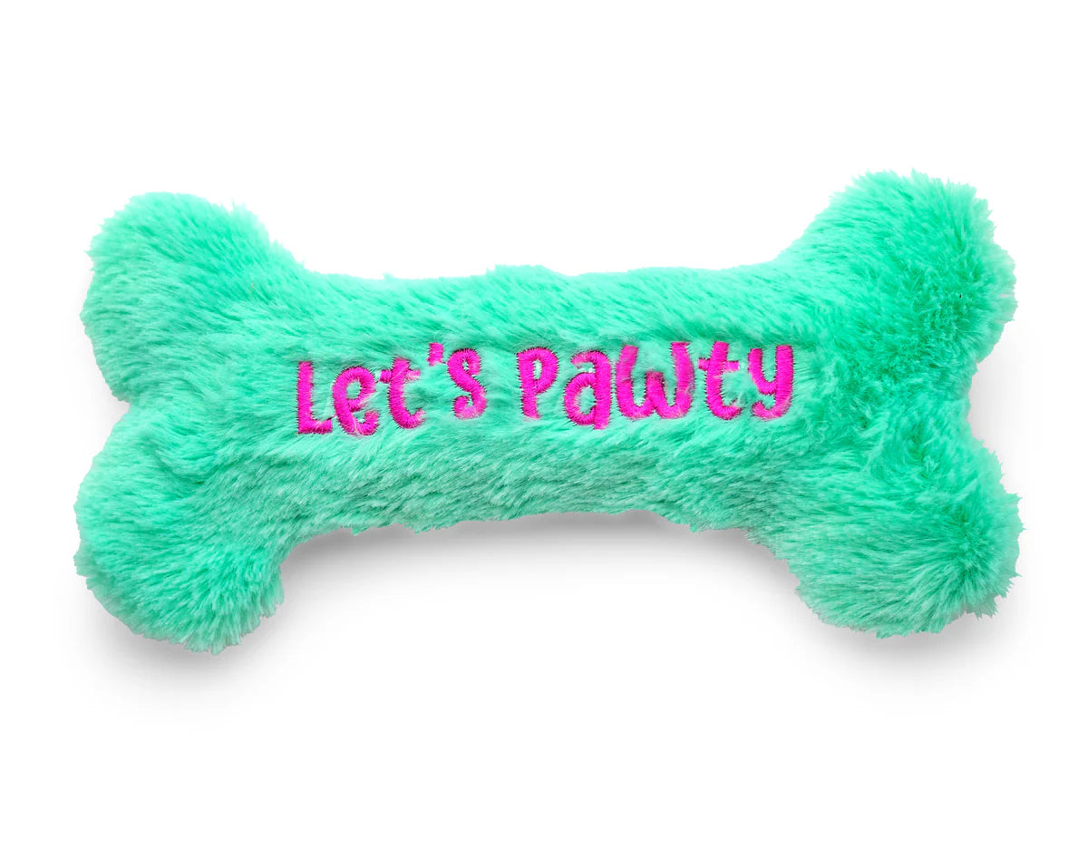 Let’s Pawty Bone Plush 8”