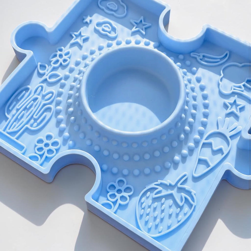Harvest 2-in-1 Puzzle Piece Bowl + Lick Mat