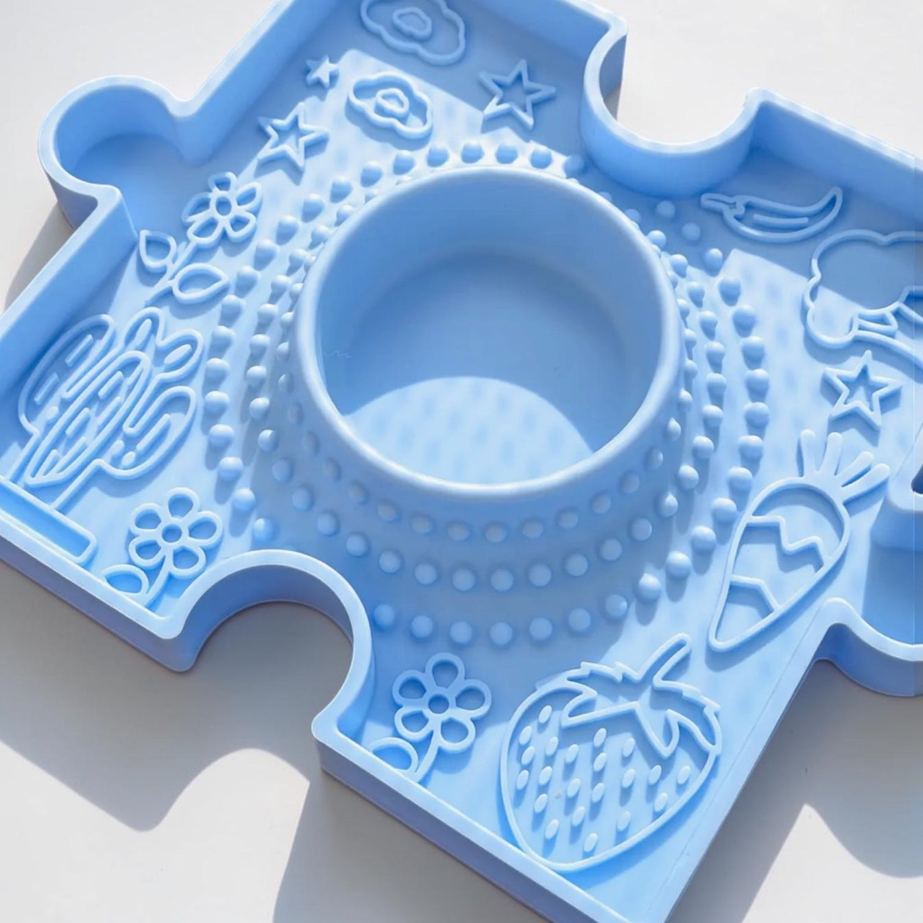 Harvest 2-in-1 Puzzle Piece Bowl + Lick Mat