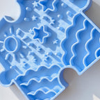 Sky High Puzzle Piece Lick Mat + Feeder