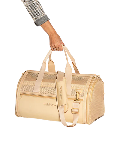 Tan Travel Carrier