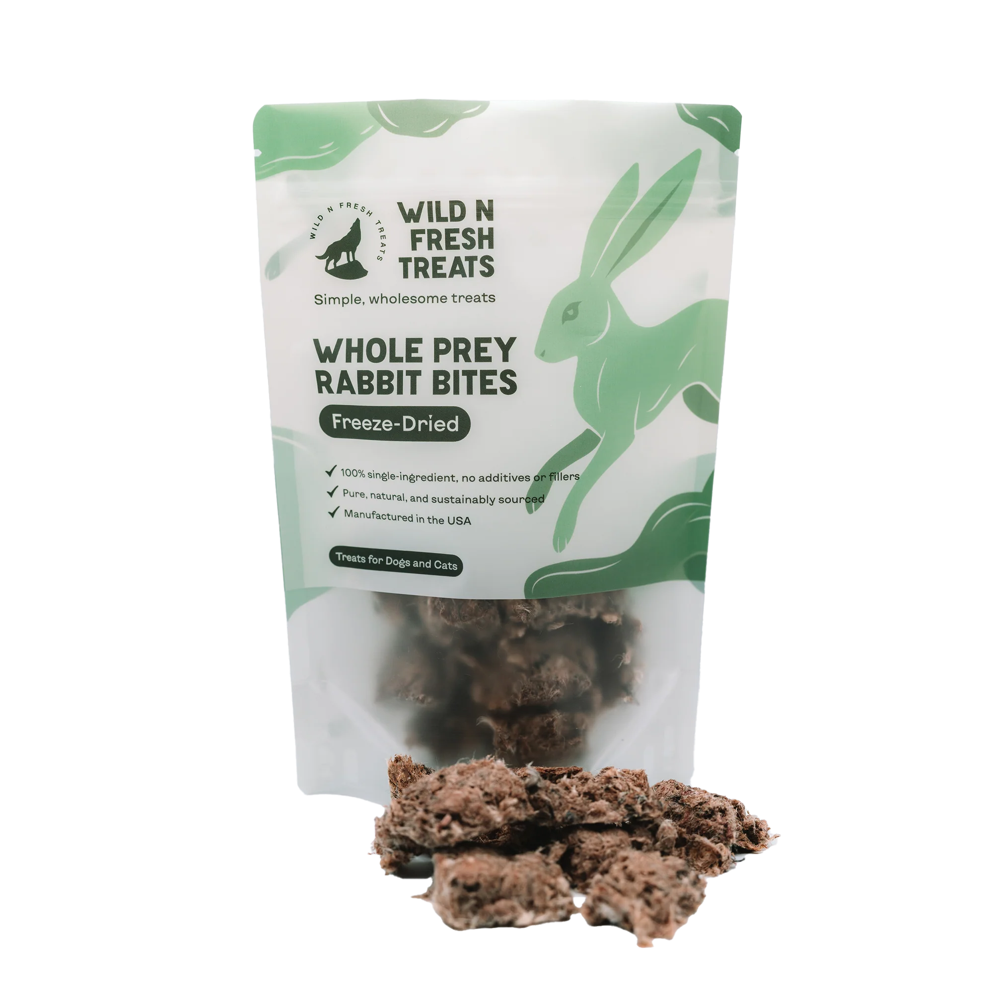 Freeze-Dried Whole Prey Rabbit Bites