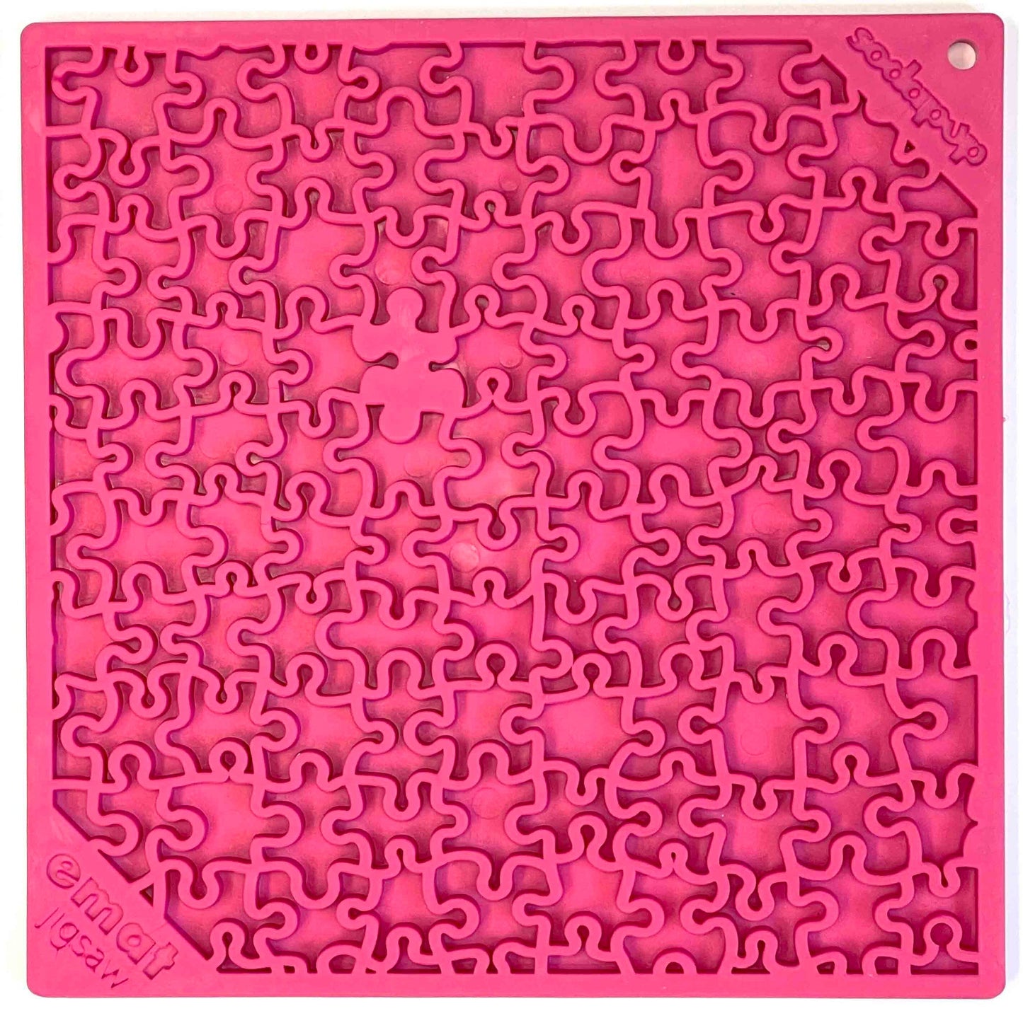 Jigsaw Lick Mat (Pink and Blue)