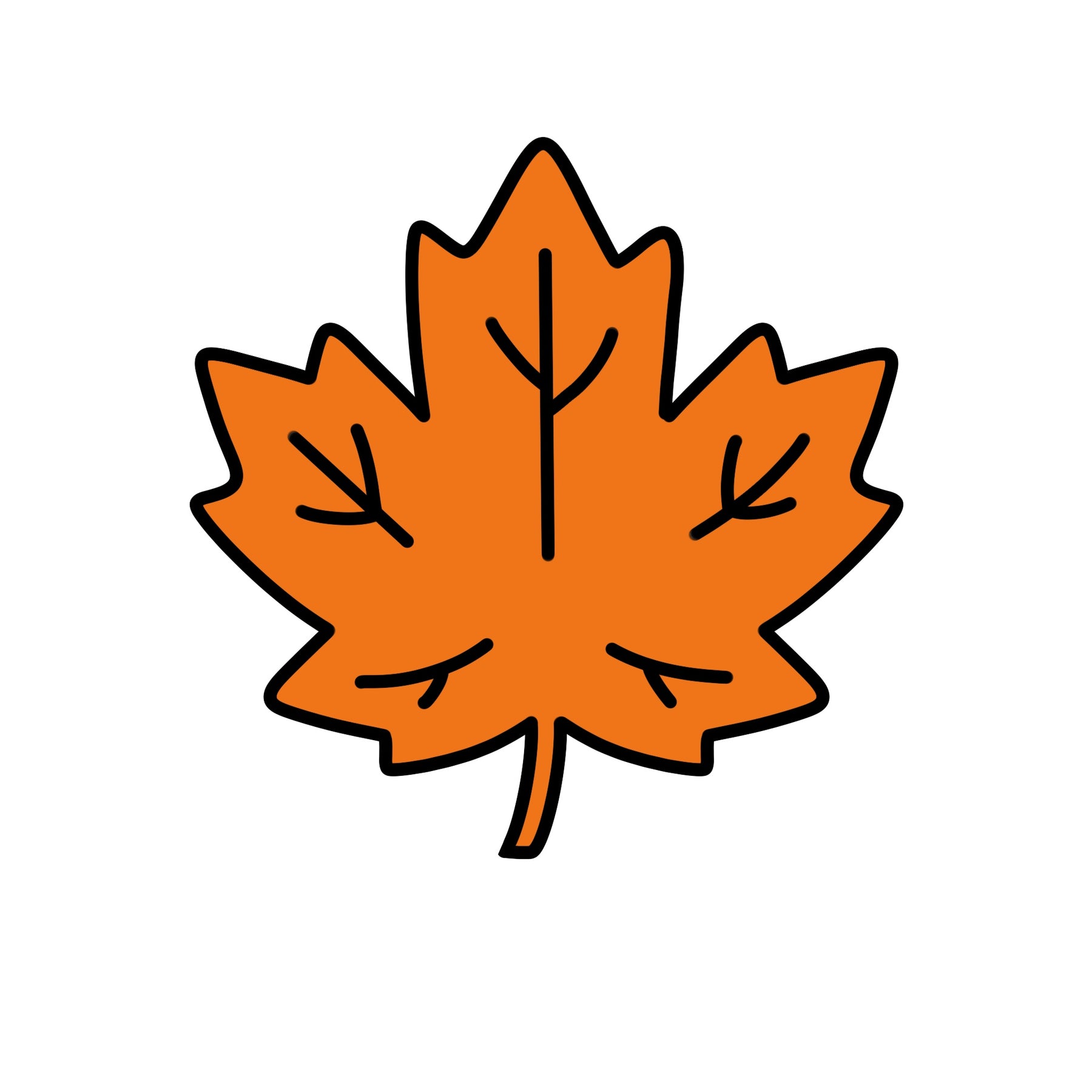 Maple Leaf Stoppl (Orange & Yellow)
