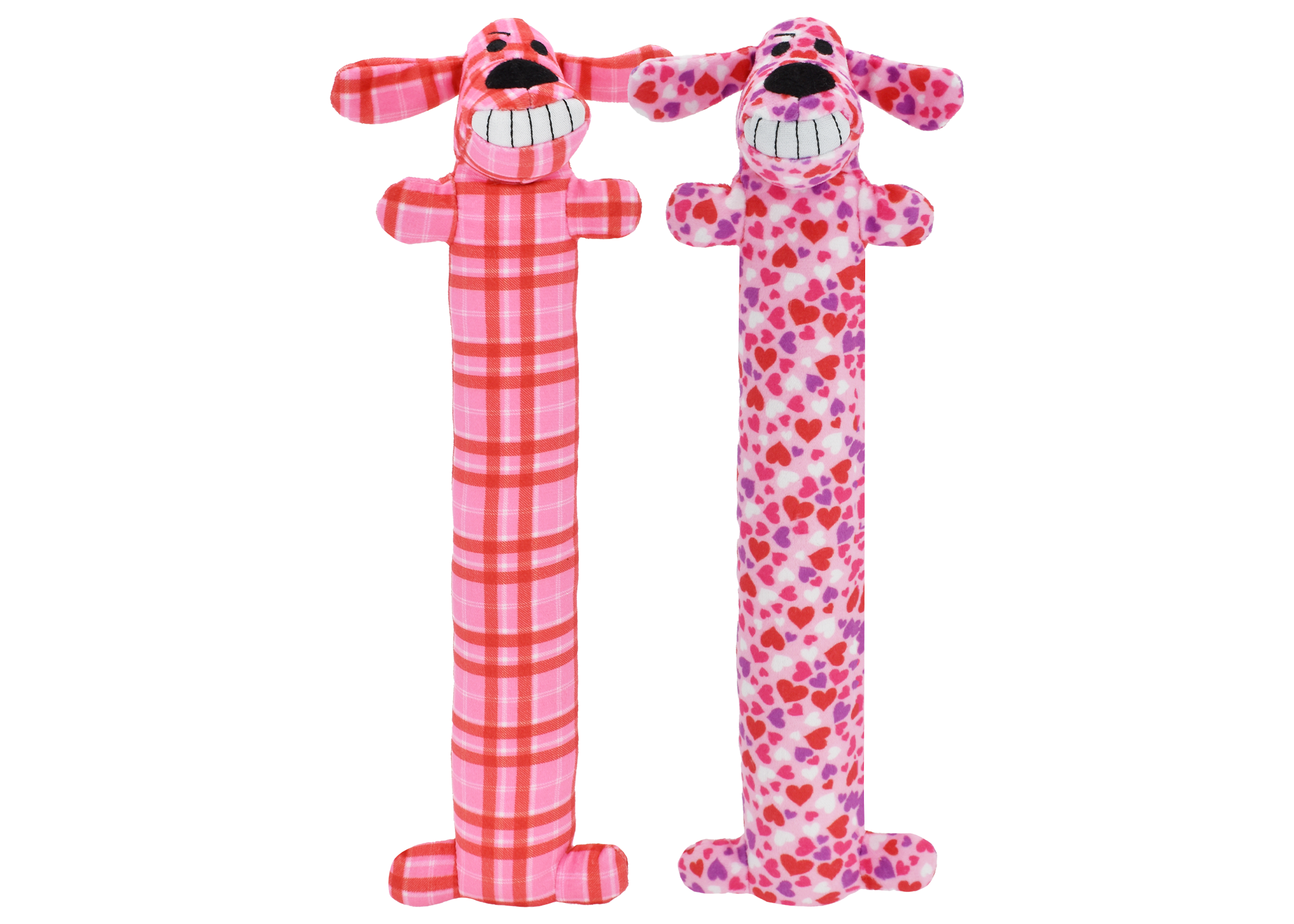 Pink Hearts Loofa Plush