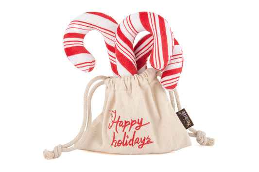 Cheerful Candy Canes Plush