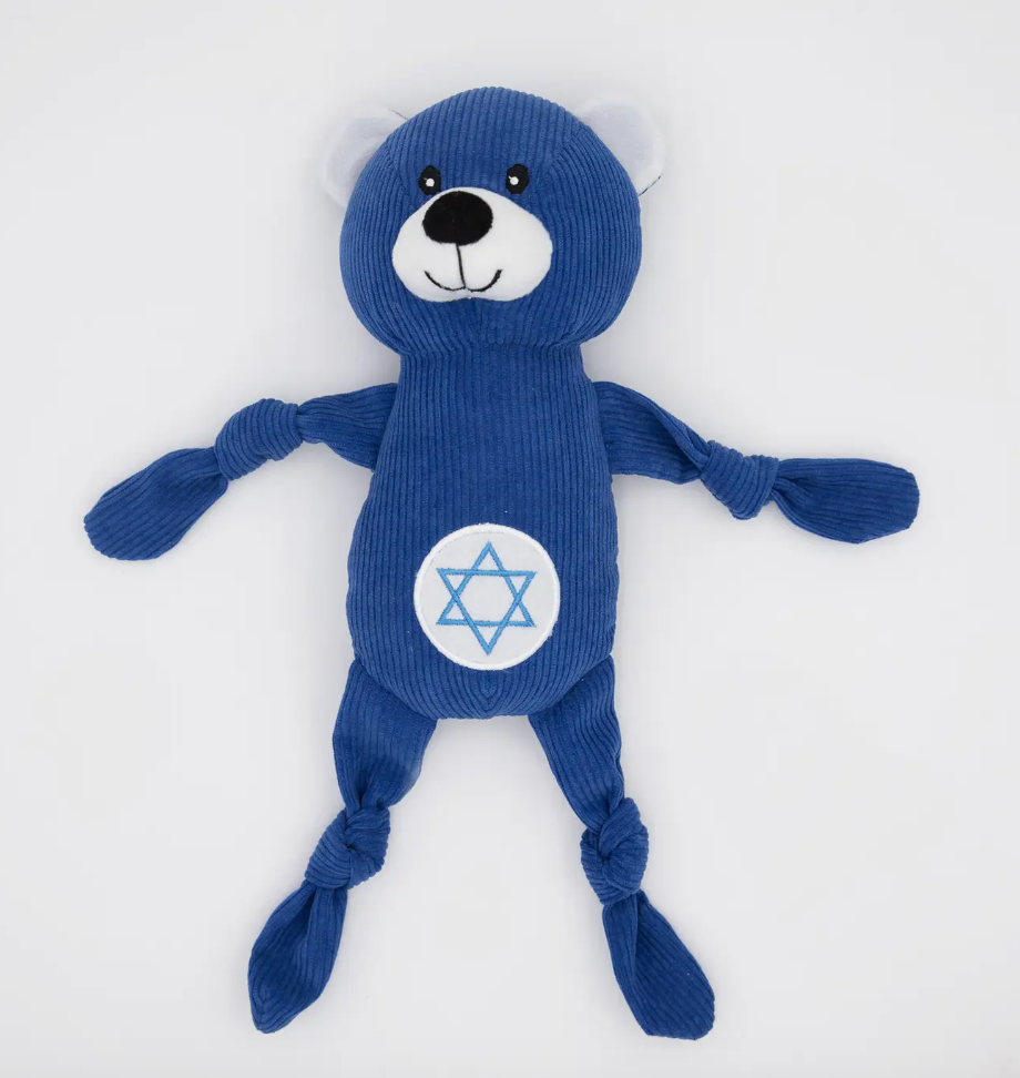 Hanukkah Corduroy Cuddlerz Bear Plush