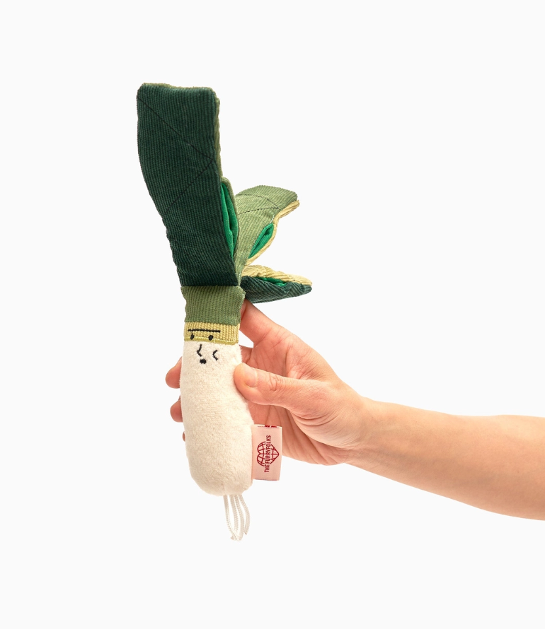 Green Onion Nosework Toy