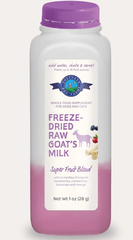 Freeze-Dried Raw Goat Milk Topper