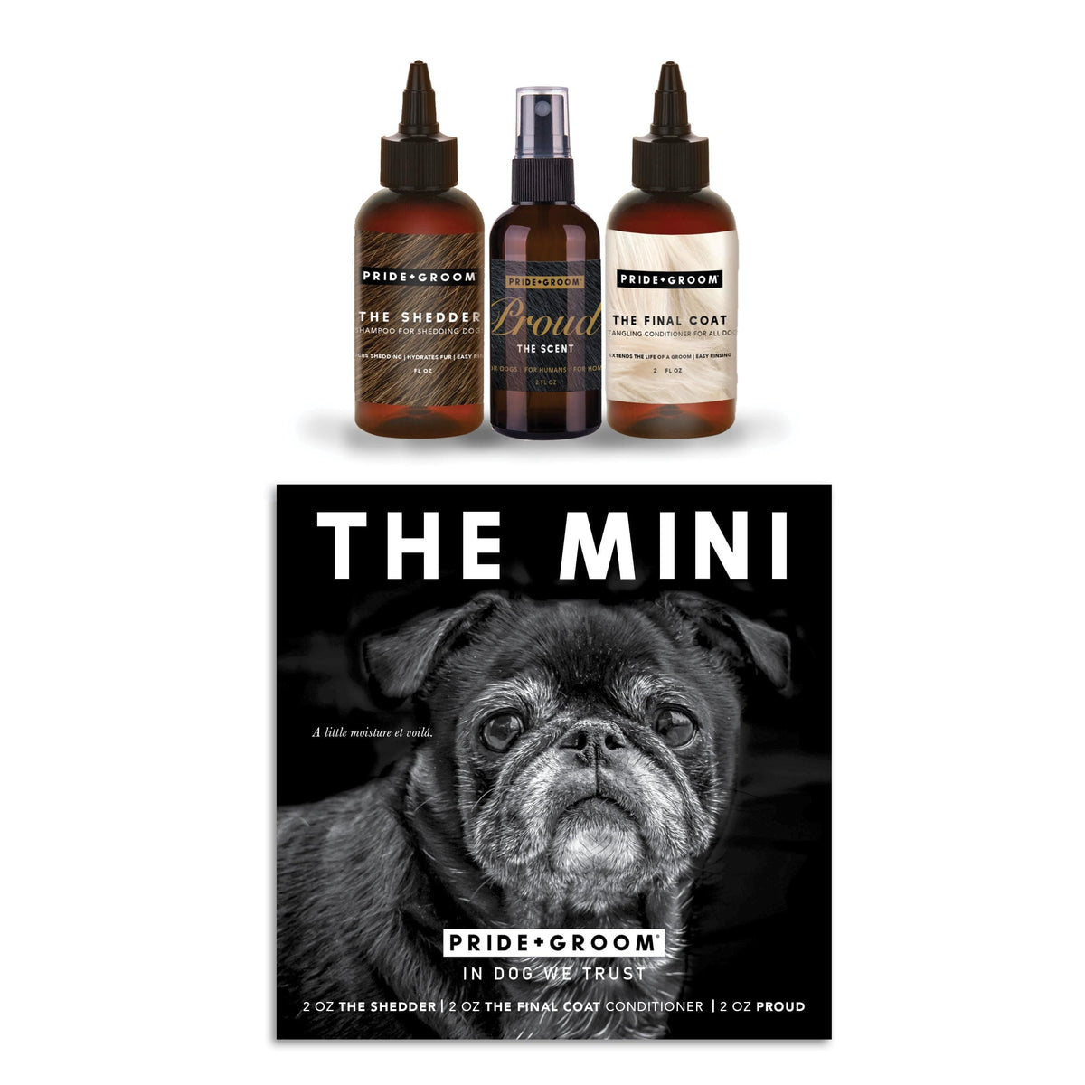 The Shedder 2oz Grooming Set