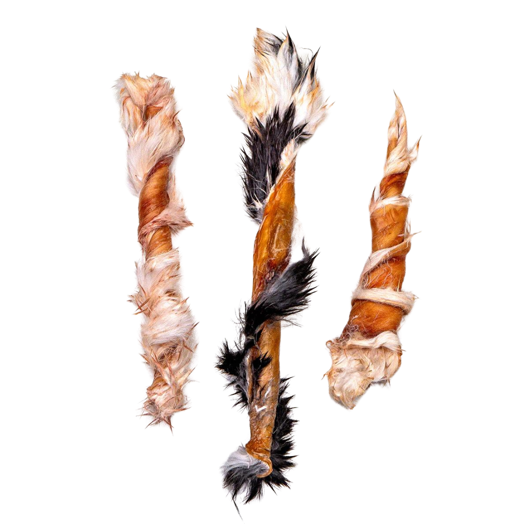 Dehydrated Rabbit Hide Twist