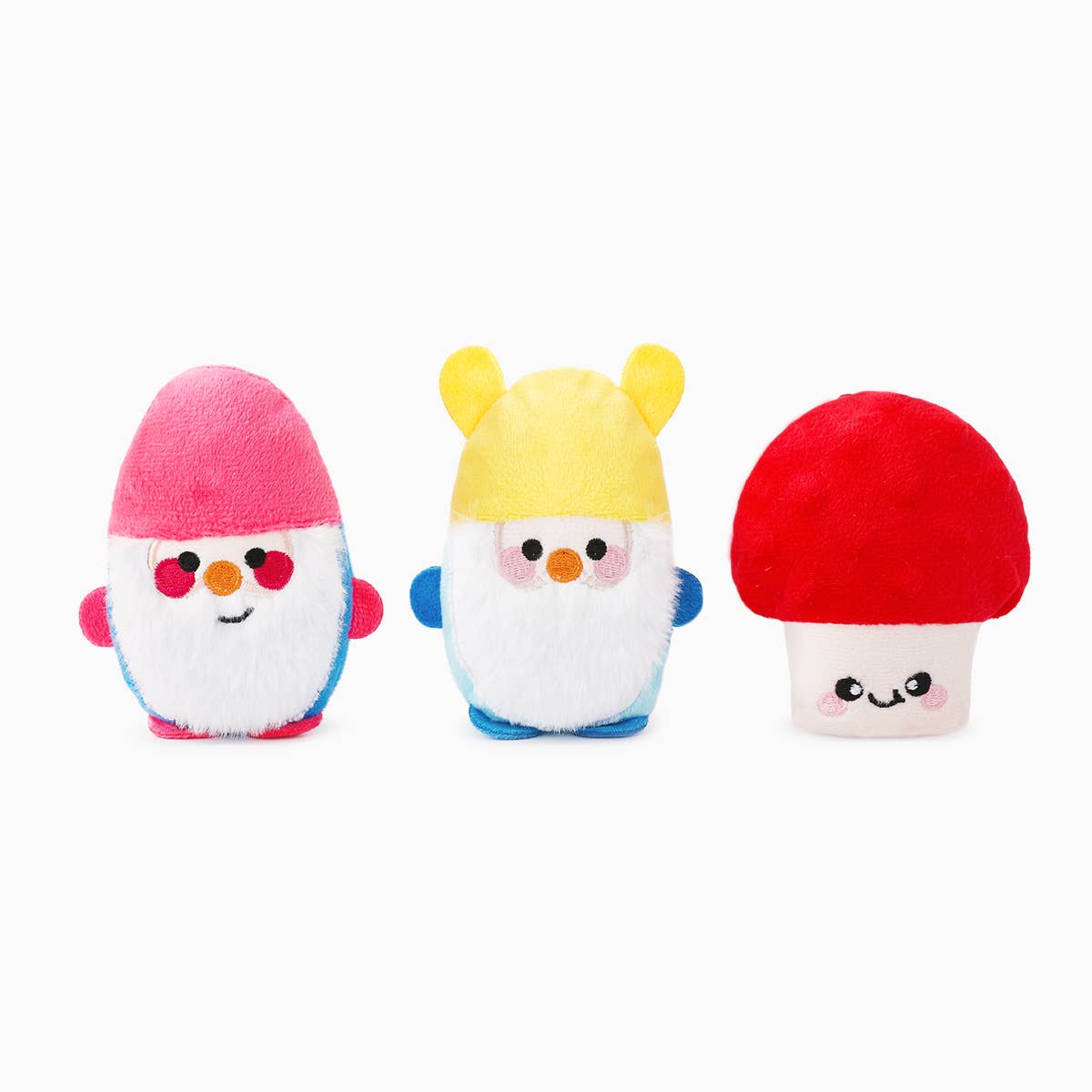 Garden Gnomes 3-Piece Plush Set