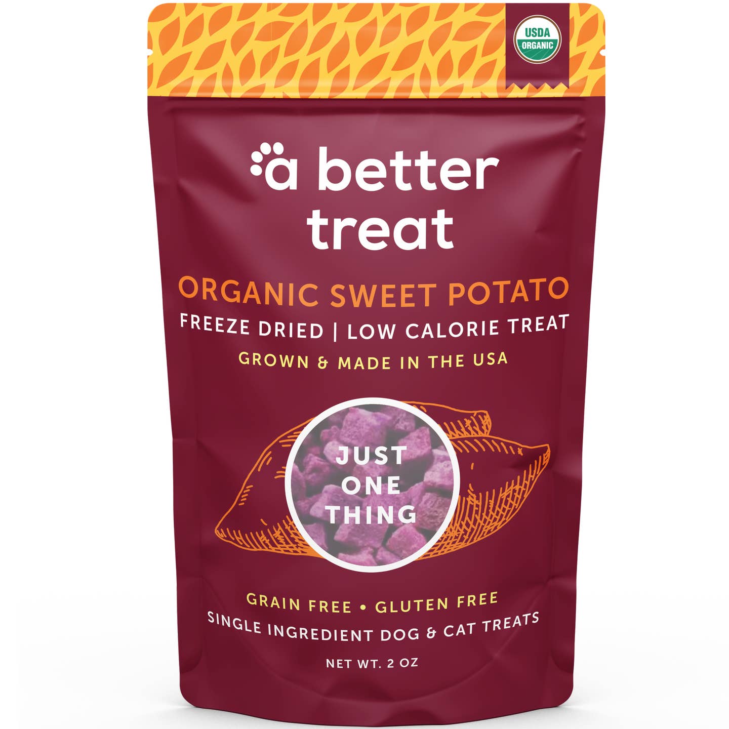 Organic Freeze Dried Purple Sweet Potato Treats