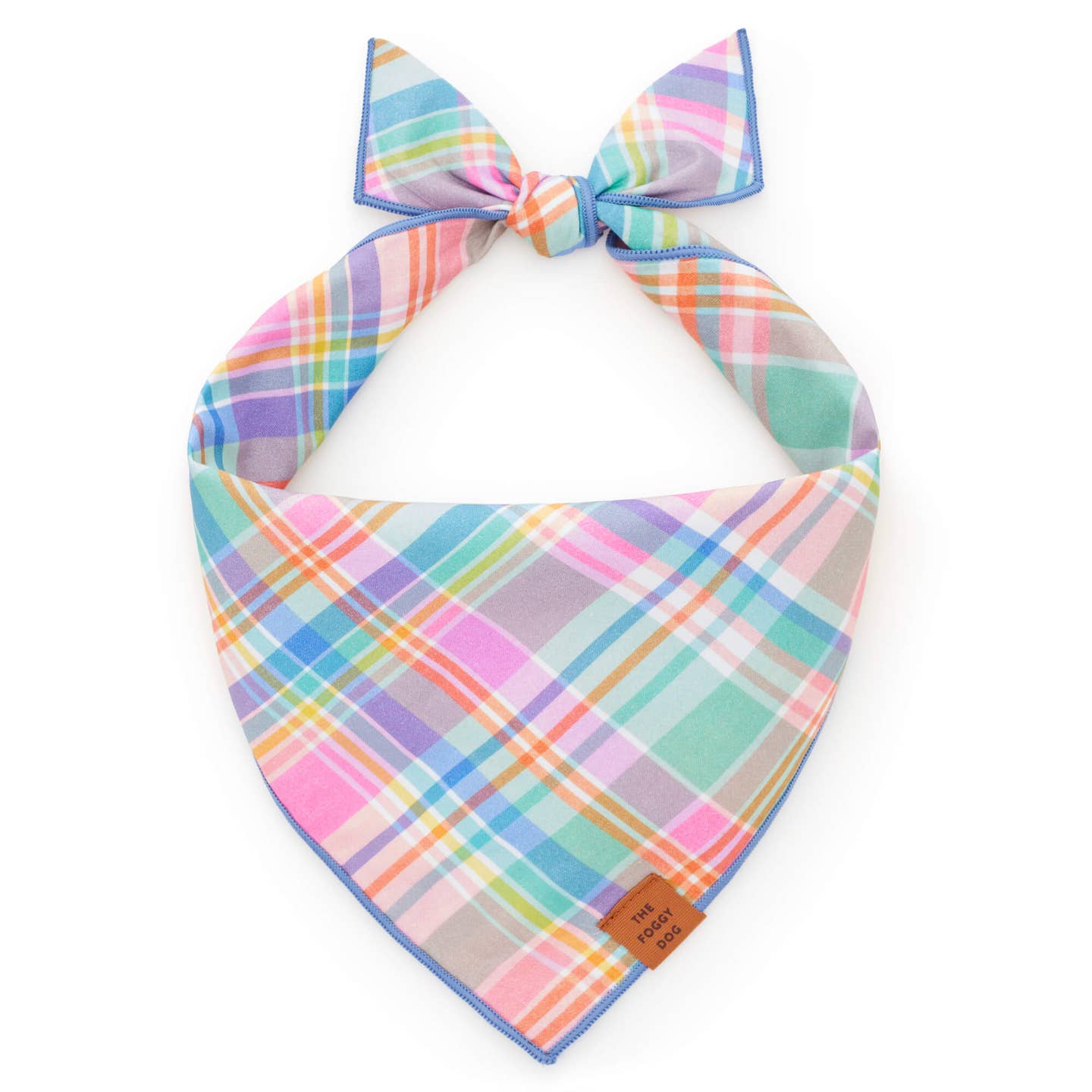 Blooming Plaid Bandana