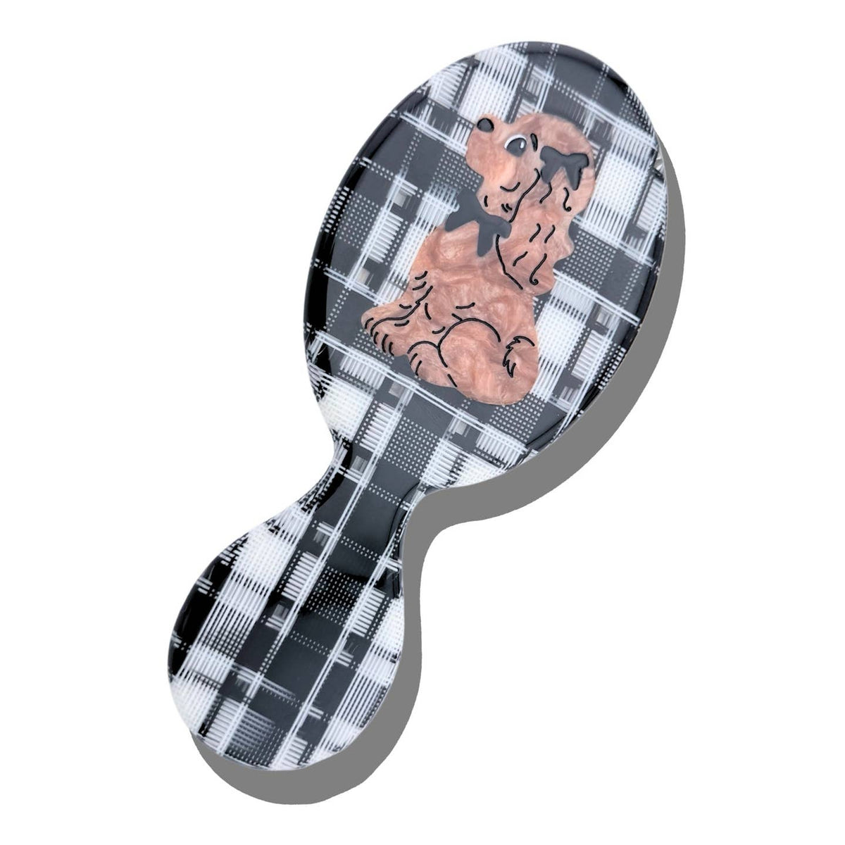 Coquette Puppy Hand-Painted Handbag Hero Brush