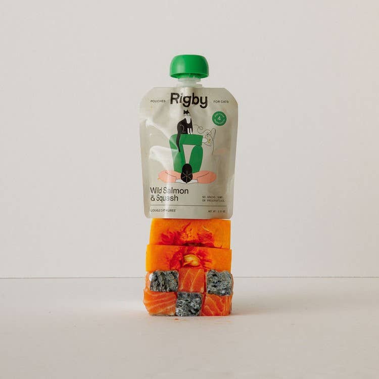 Salmon & Squash Lickable Pouch For Cats