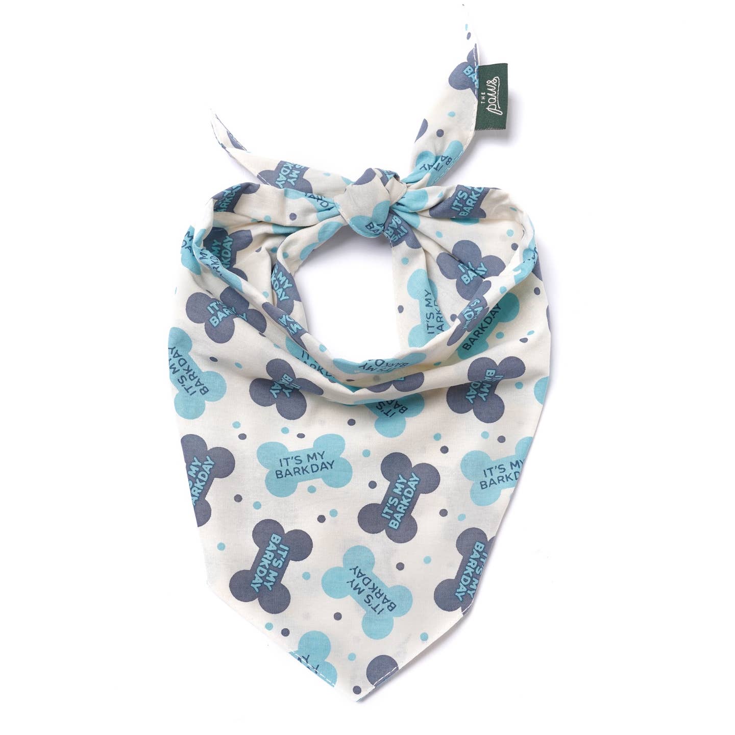 Let's Pawty Bandana (Blue & Pink)