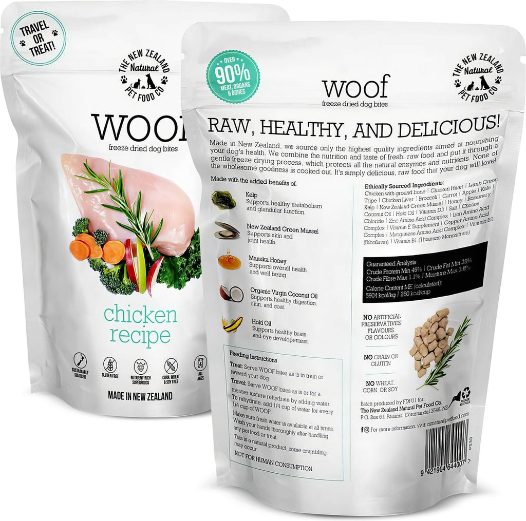 Chicken 'Woof' Freeze Dried Dog Food